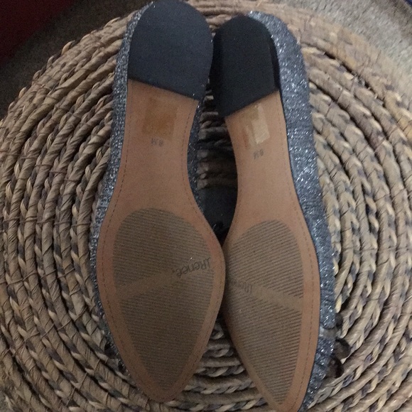 J Renee Pewter Glitter Flats Size 8 - Picture 5 of 7